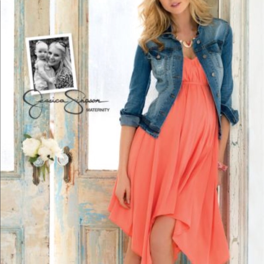 Jessica Simpson Maternity Handkerchief Dress